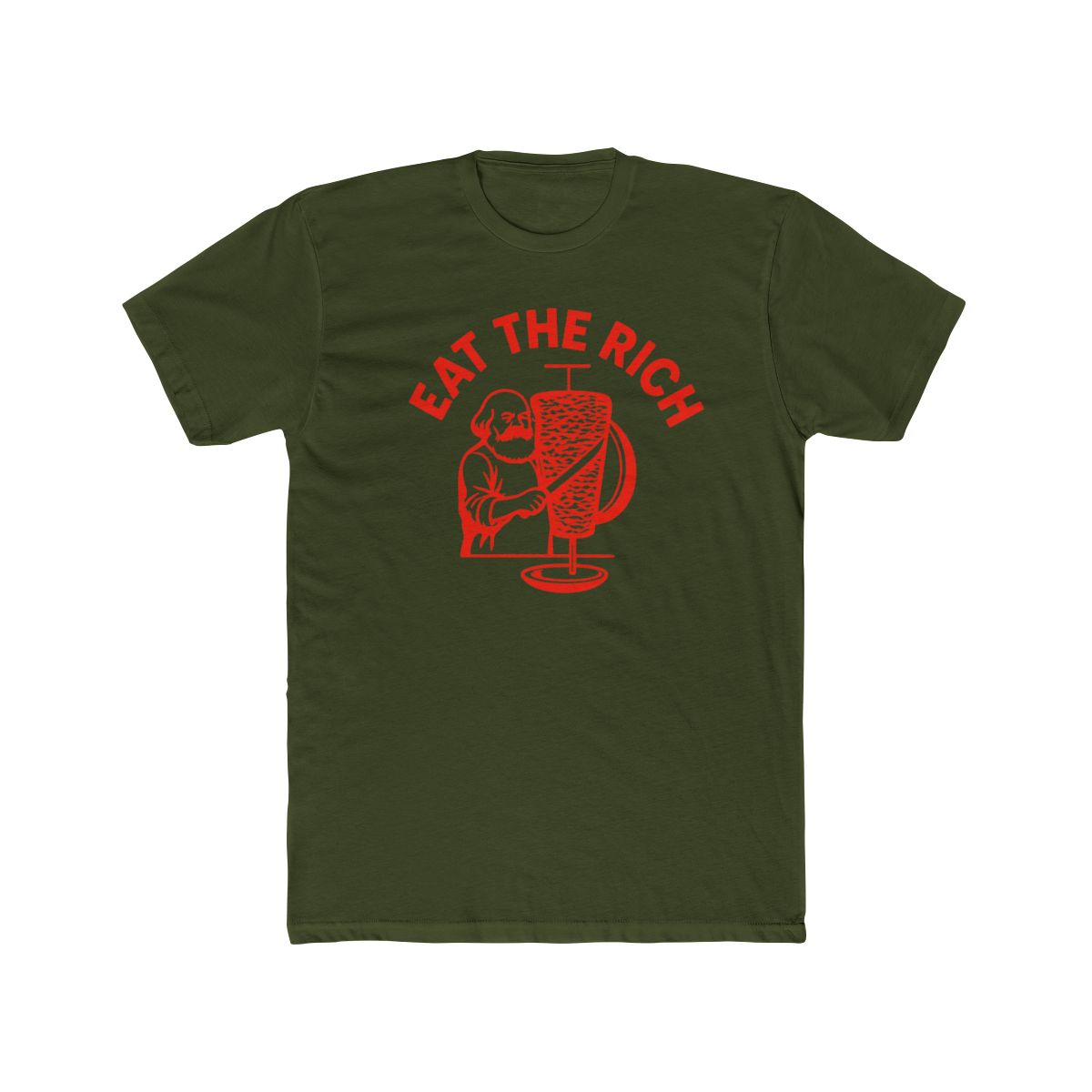Eat the Rich Karl Marx Döner Kebab T-Shirt - alternate angle 5, merchandise