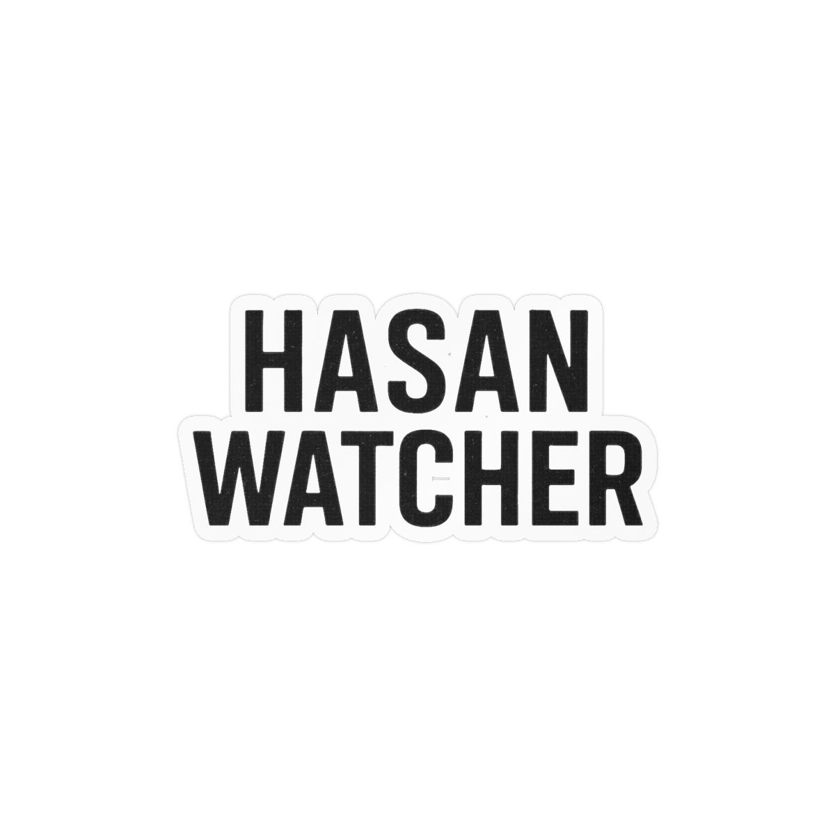 Hasanabi Bold Diehard Graphic | Hasanabi Sticker, Vinyl Decal, Twitch Fan Gift — official HasanAbi Stickers