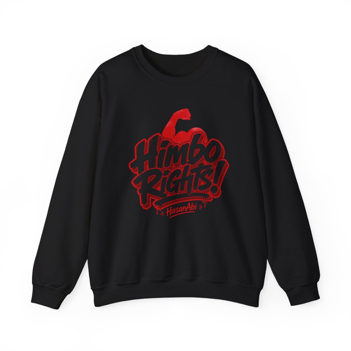 HasanAbi "Himbo Rights!" Crewneck - HasanAbi official Sweatshirts merch